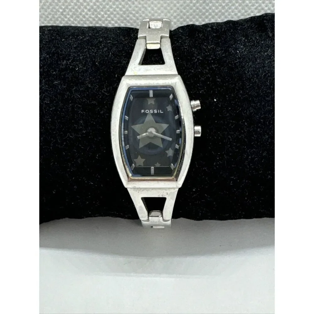 Fossil Big Tic ES9648 Women's Silver Stainless Steel Analog Dial Watch JNA527